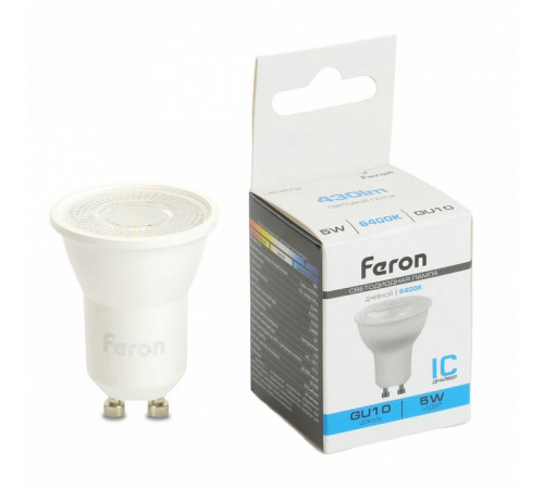 Лампа светодиодная Feron LB-272 GU10 5W 6400K 51220 Лампа светодиодная Feron LB-272 GU10 5W 6400K 51220
