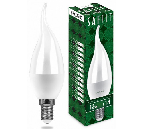 Лампа светодиодная Feron E14 13W 6400K свеча на ветру матовая SBC3713 55175