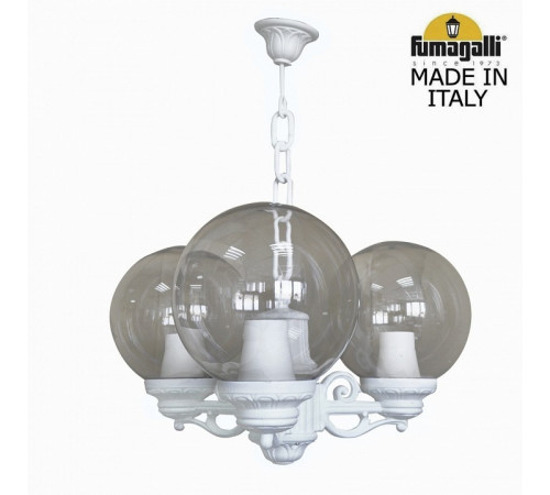 Уличный подвесной светильник Fumagalli Globe 250 G25.120.S30.WZF1R Уличный подвесной светильник Fumagalli Globe 250 G25.120.S30.WZF1R