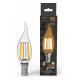 Лампа светодиодная Gauss Filament E14 13W 2700K 104801113