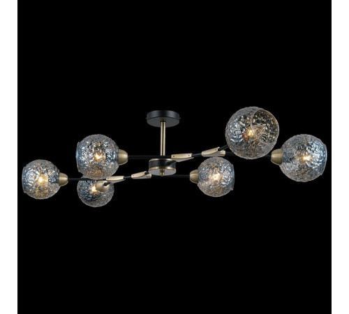 Люстра на штанге Illumico IL0253-6CSQ-79 BK AB Люстра на штанге Illumico IL0253-6CSQ-79 BK AB