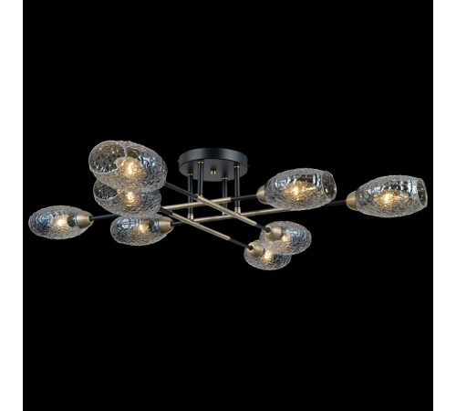 Люстра на штанге Illumico IL0255-8CSQ-79 BK AB Люстра на штанге Illumico IL0255-8CSQ-79 BK AB