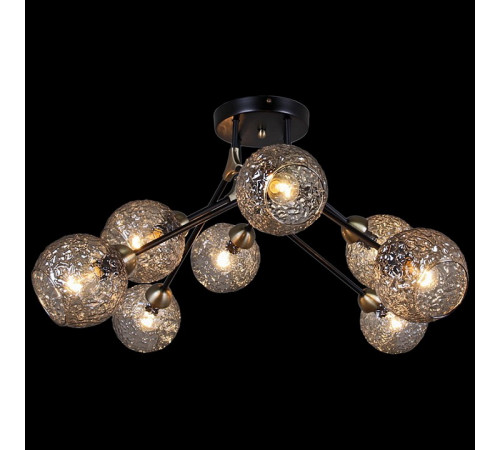 Люстра на штанге Illumico IL0264-8CSQ-79 BK AB