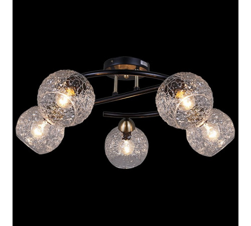Люстра на штанге Illumico IL0296-5CSQ-79 BK AB Люстра на штанге Illumico IL0296-5CSQ-79 BK AB