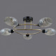 Люстра на штанге Illumico IL0300-5CSQ-79 BK AB