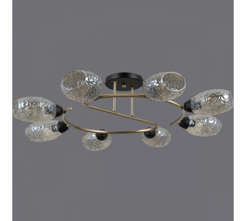 Люстра на штанге Illumico IL0300-8CSQ-79 BK AB