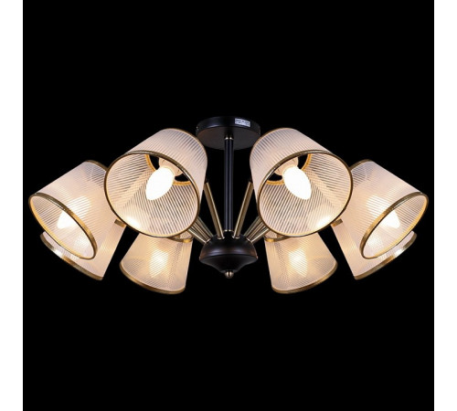 Люстра на штанге Illumico IL0344-8CSQ-79 BK AB Люстра на штанге Illumico IL0344-8CSQ-79 BK AB