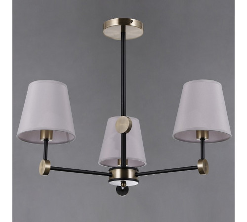 Люстра на штанге Illumico IL0394-3CSQ-24 BK AB CASTOR