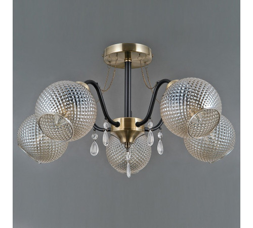 Люстра на штанге Illumico IL0432-5CSQ-29 AB BK