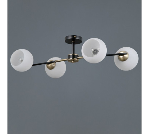 Люстра на штанге Illumico IL0469-4CSQ-24 BK AB LIBRA