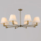 Люстра на штанге Illumico IL0501-8P-79 BRASS
