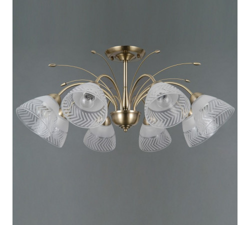 Люстра на штанге Illumico IL0594-8CSQ-25 AB AREZZO Люстра на штанге Illumico IL0594-8CSQ-25 AB AREZZO