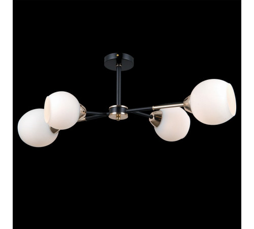 Люстра на штанге Illumico IL0715-4CSQ-24 BK GD LIBRA