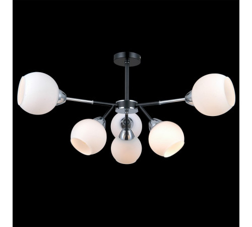 Люстра на штанге Illumico IL0715-6CSQ-24 BK CR LIBRA