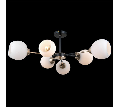 Люстра на штанге Illumico IL0715-6CSQ-24 BK GD LIBRA Люстра на штанге Illumico IL0715-6CSQ-24 BK GD LIBRA