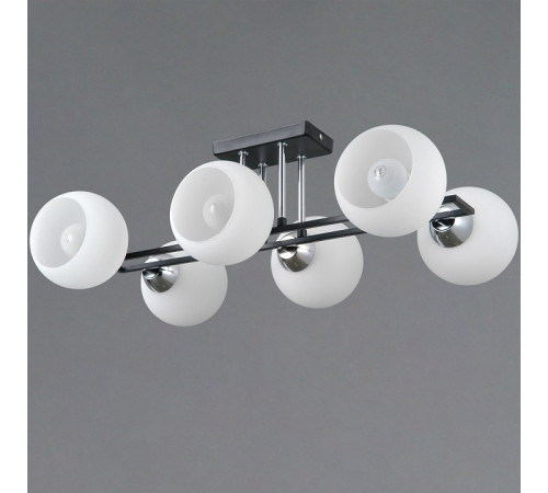 Потолочная люстра Illumico IL0791-6CSQ-25 BK CR TRENTO