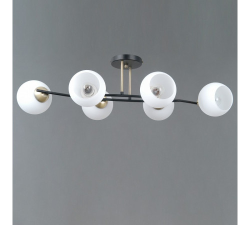 Потолочная люстра Illumico IL0798-6CSQ-25 BK AB TRENTO