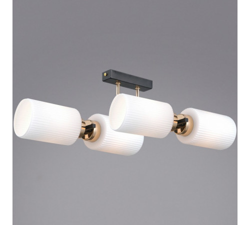 Потолочная люстра Illumico IL0809-4ASQ-25 BK AB NAPLES