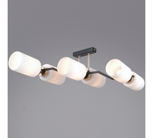 Потолочная люстра Illumico IL0809-6ASQ-25 BK AB NAPLES