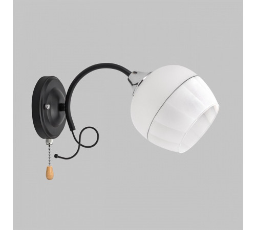 Бра IMEX MD.3314-1-W BK+CH Бра IMEX MD.3314-1-W BK+CH