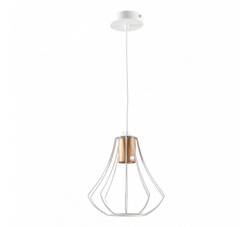 Подвесной светильник IMEX MD.9052-1-P-WH+WOOD