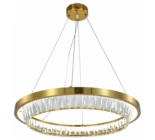Подвесная люстра Indigo Riva 12045/1P Brass V000102L