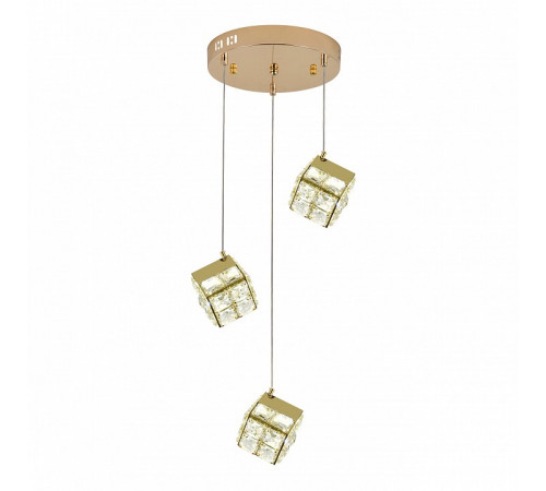 Подвесной светильник Indigo Radioso 12048/3P Gold V000134L