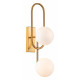 Бра Indigo Opaco 11015/2W Brass V000151
