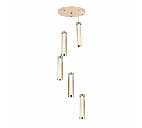 Каскадная люстра Indigo Rilucente 11061/5P Gold V000151L