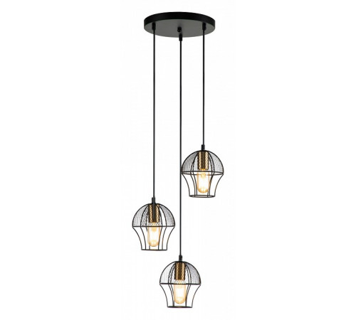 Подвесная люстра Indigo Pallo 10011/3P Black V000187 Подвесная люстра Indigo Pallo 10011/3P Black V000187