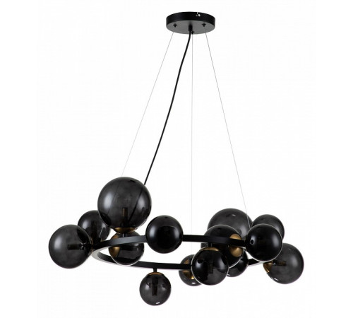 Подвесная люстра Indigo Molecola 11018/14P Black V000194
