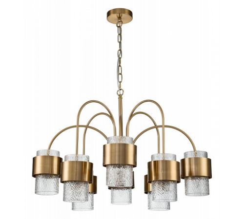 Подвесная люстра Indigo Eleganza 12019/A/8P Brass V000323 Подвесная люстра Indigo Eleganza 12019/A/8P Brass V000323