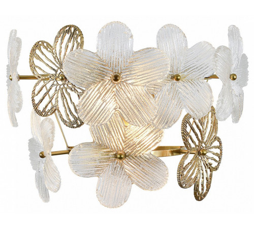 Настенный светильник Indigo Fiori 12049/2W Brass V000554