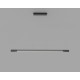 Линейный подвесной светильник Italline IT013-6020 black/silver 3000K