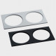 Рамка декоративная Italline IT06-6016 black FR2