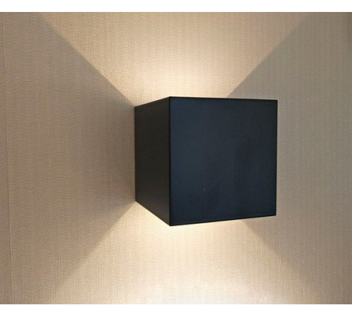 Уличный настенный светодиодный светильник Kink Light Куб 08585,16(3000K)
