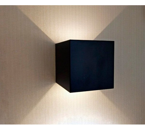 Уличный настенный светодиодный светильник Kink Light Куб 08585,19(3000K)