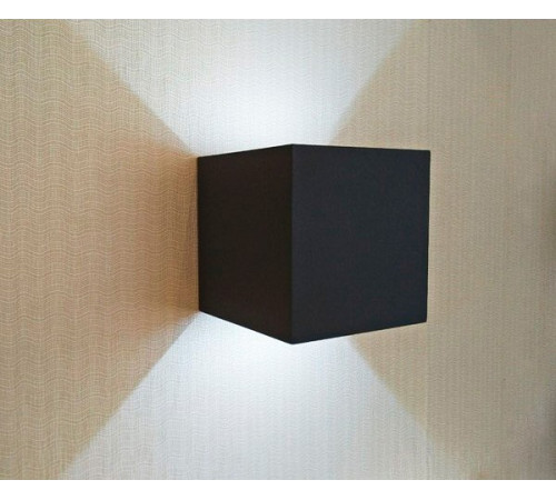 Уличный настенный светодиодный светильник Kink Light Куб 08585,19(4000K)