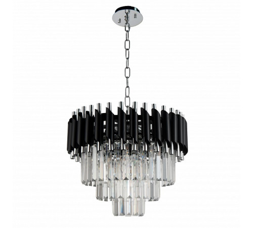 Подвесная люстра Natali Kovaltseva DARIAN 76017/5C CHROME BLACK Подвесная люстра Natali Kovaltseva DARIAN 76017/5C CHROME BLACK