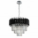 Подвесная люстра Natali Kovaltseva DARIAN 76017/5C CHROME BLACK