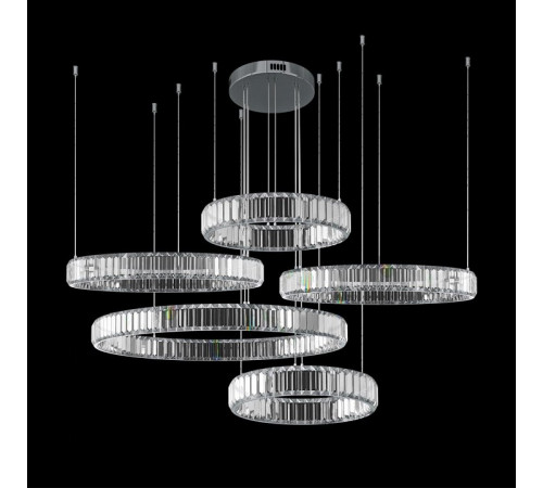 Подвесная люстра Loft IT Crystal ring 10135/5 Chrome Подвесная люстра Loft IT Crystal ring 10135/5 Chrome
