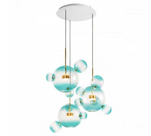Подвесная люстра Loft IT Bolle 2027-D3 Blue