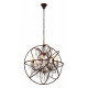 Подвесная люстра LOFT IT Foucaults orb crystal Loft1897/8