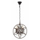 Подвесная люстра LOFT IT Foucaults orb crystal Loft1897/4