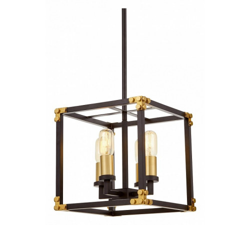 Подвесная люстра Lumina Deco Waldorf LDP 1140-4 BK+MD