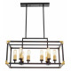 Подвесная люстра Lumina Deco Waldorf LDP 1140-8 BK+MD
