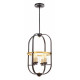 Подвесная люстра Lumina Deco Monterey LDP 1141-4 BK+MD