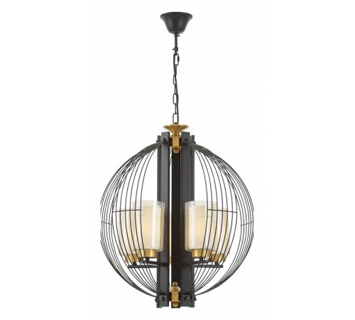 Подвесная люстра Lumina Deco Ponti LDP 1245-5 BK+MD Подвесная люстра Lumina Deco Ponti LDP 1245-5 BK+MD