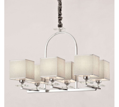 Подвесная люстра Lumina Deco Liniano LDP 17100-6 CHR Подвесная люстра Lumina Deco Liniano LDP 17100-6 CHR