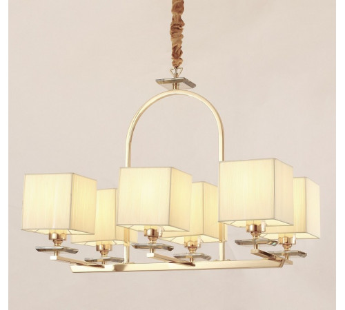 Подвесная люстра Lumina Deco Liniano LDP 17100-6 GD Подвесная люстра Lumina Deco Liniano LDP 17100-6 GD
